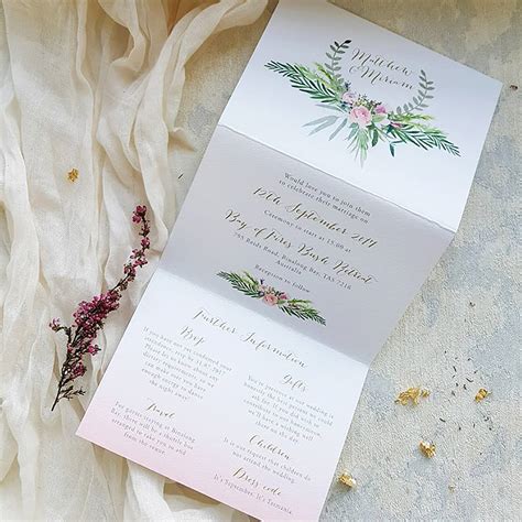 You can then customize the same by adding your own text, images, and other such details that you want your invitees to be aware of. . Free tri fold wedding invitation templates download